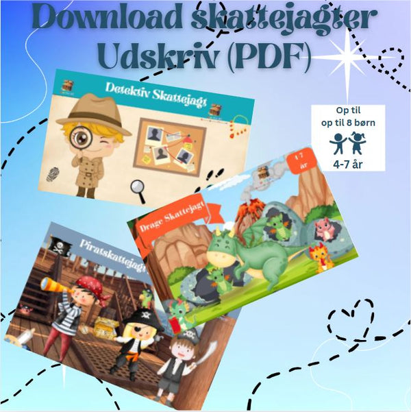 skattejagt- børnefødselsdag
