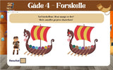 Viking-Skattejagt - 5-8 år - Skattejagt opgaver til udskrivning PDF