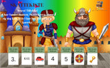 Viking-Skattejagt - 5-8 år - Skattejagt opgaver til udskrivning PDF