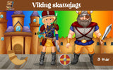 Viking-Skattejagt - 5-8 år - Skattejagt opgaver til udskrivning PDF